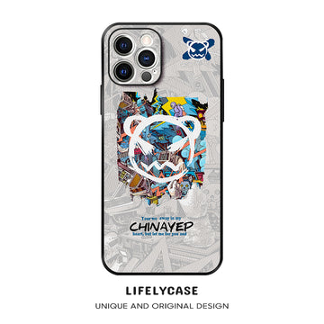 iPhone MagSafe Series | "Trendy Sticker Bear" Leather Phone Case