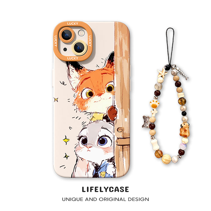 iPhone beads series | Zootopia Liquid Silicone Phone Case