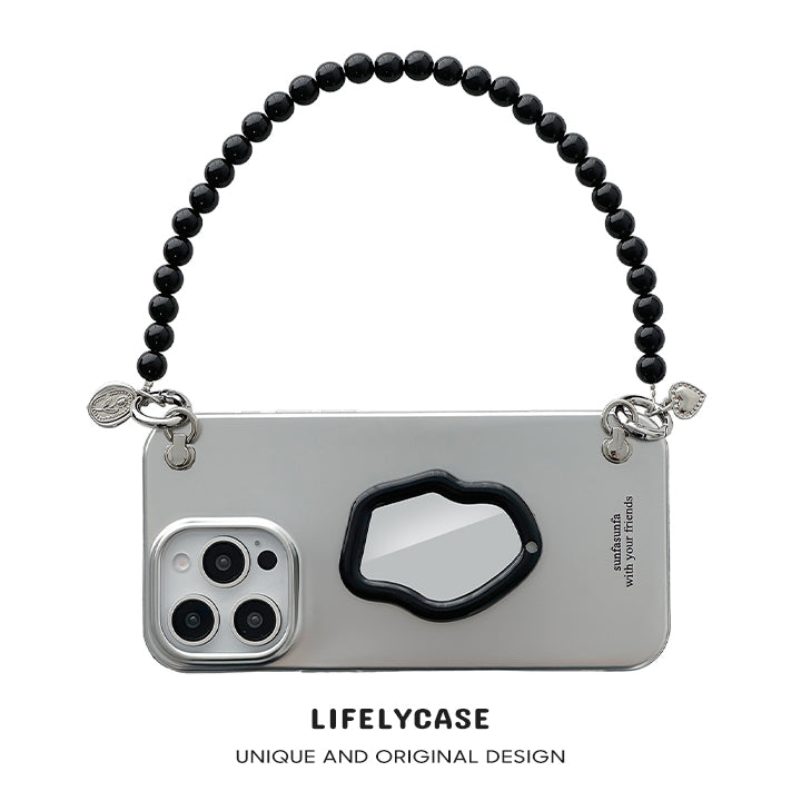 iPhone Lanyard Series | Mirror Stand Design Phone Case