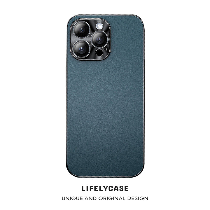 iPhone Series | Skin-Feel Leather Phone Case