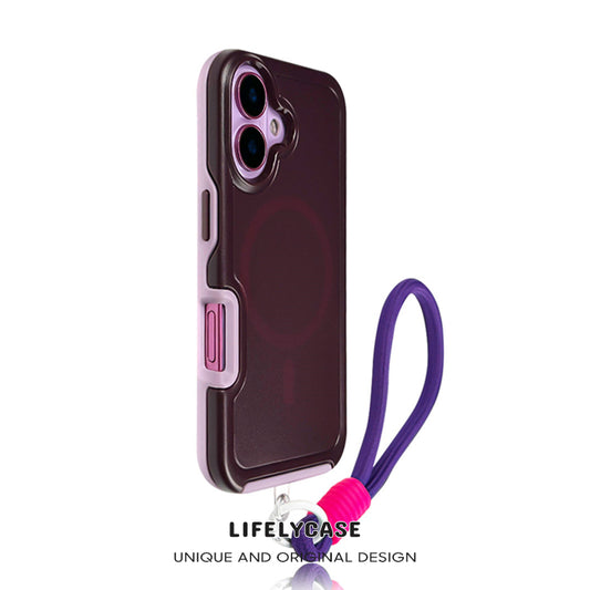 iPhone Lanyard Series | MagSafe Magnetic Phone Case with Airbag Anti-Fall Design