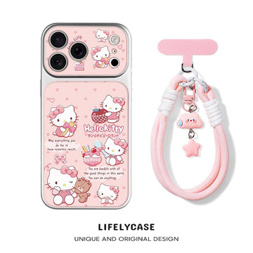 iPhone beads series | Hello Kitty Liquid Silicone Phone Case