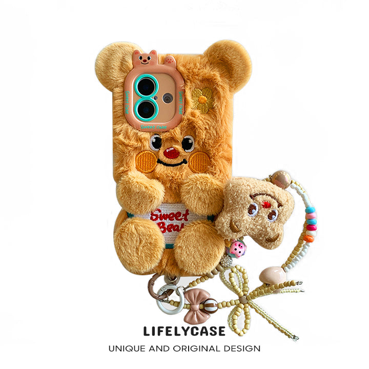 iPhone Lanyard Series | Butter Bear Plush Phone Case