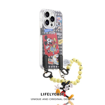 iPhone Lanyard Series | Liquid Silicone Cartoon Phone Case