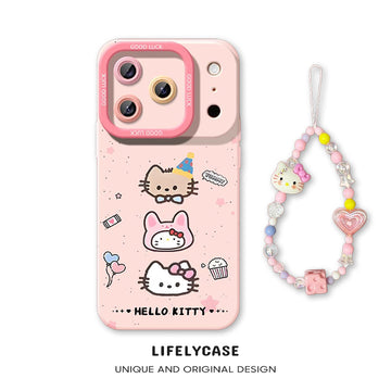 iPhone beads series | Hello Kitty Liquid Silicone Phone Case