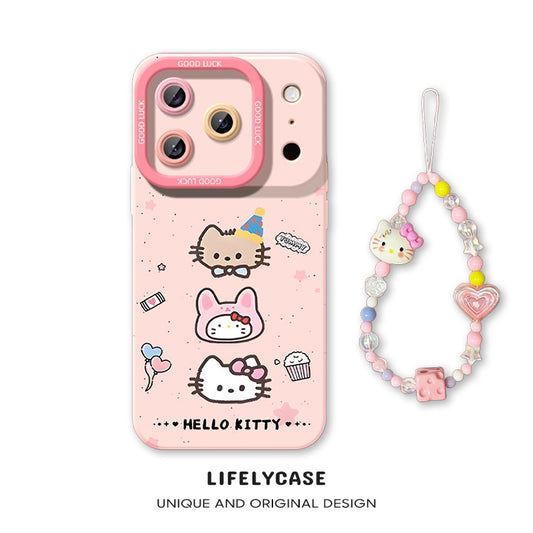 iPhone beads series | Hello Kitty Liquid Silicone Phone Case