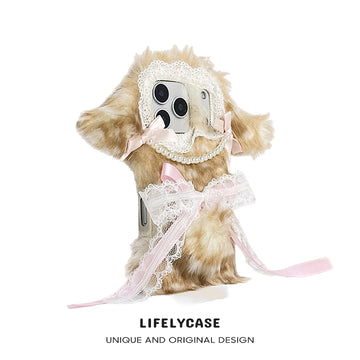 iPhone Series | Bambi Bow Plush Phone Case