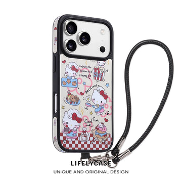 iPhone Lanyard Series | Cartoon Phone Case with a Keychain