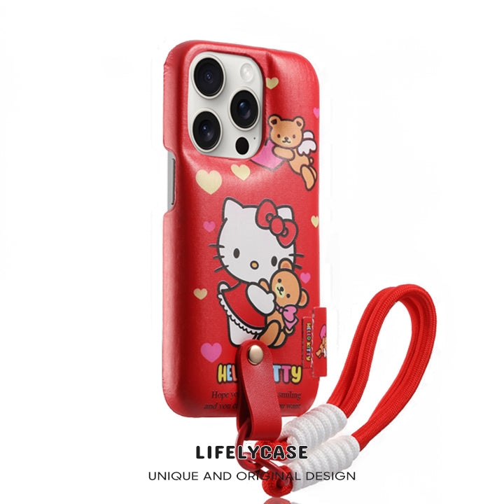 iPhone Lanyard Series | Thickened Anti-Fall Design Cartoon Phone Case