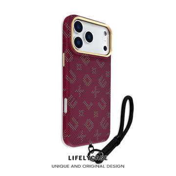 iPhone Lanyard Series | Premium Woven Texture MagSafe Case