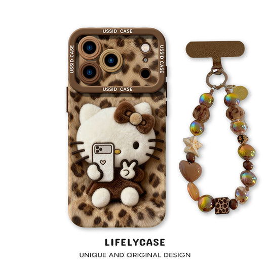 iPhone beads series | Hello Kitty Liquid Silicone Phone Case