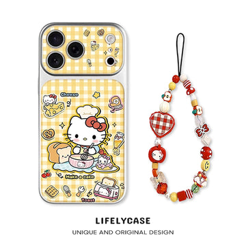 iPhone beads series | Hello Kitty Liquid Silicone Phone Case