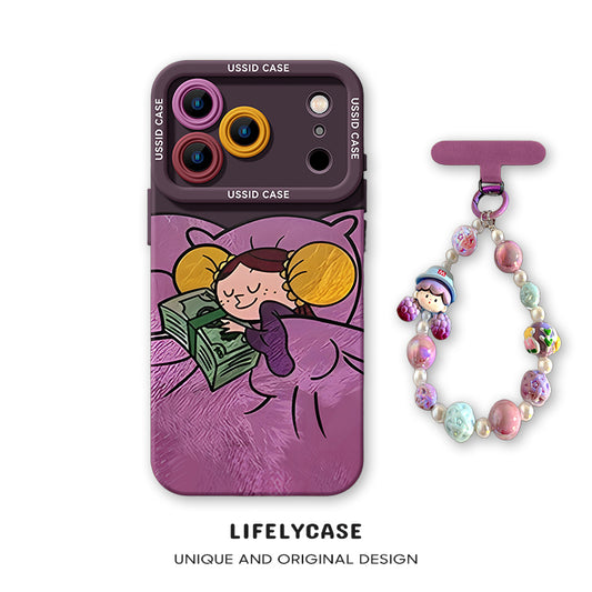 iPhone beads series | Original Design Cartoon Liquid Silicone Phone Case