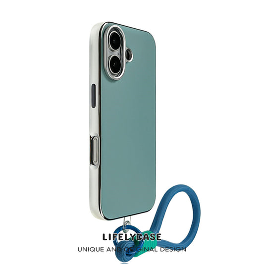 iPhone Lanyard Series | Metal Frame Frosted Phone Case