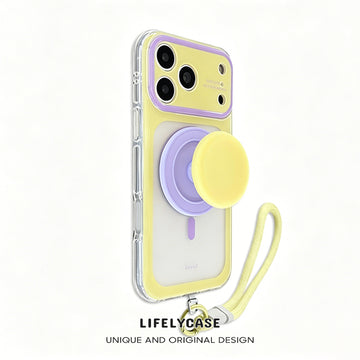 iPhone Lanyard Series | Color-Blocked Dopamine Phone Case, Supports Magsafe