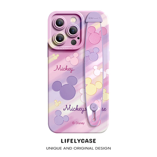 iPhone Series | “Disney”  Liquid Silicone Wristband Phone Case