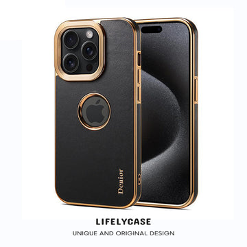 Serie MagSafe para iPhone | Funda de cuero de lujo para teléfono 