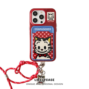 iPhone Lanyard Series | OSAMU GOODS Card Holder Phone Case