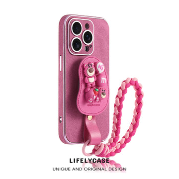 iPhone Lanyard Series | Lotso Stand Leather Phone Case