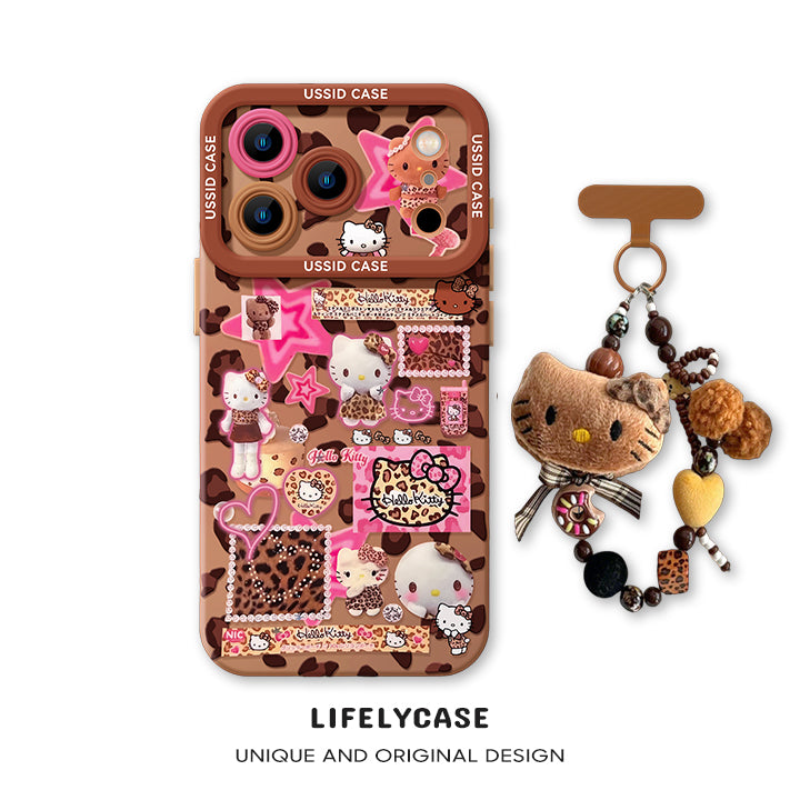 iPhone beads series | Hello Kitty Liquid Silicone Phone Case