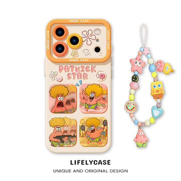 iPhone beads series | "Patrick Star" Design Liquid Silicone Phone Case