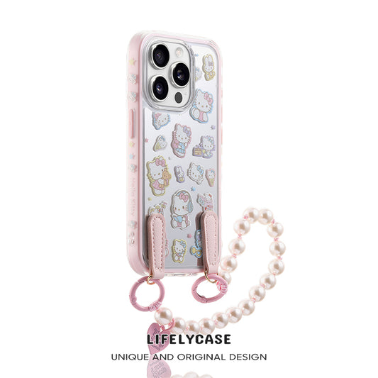 iPhone Lanyard Series | Mirror Design Cartoon Phone Case