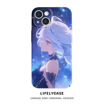 iPhone Series |"Genshin Furina" All-Inclusive Painted Phone Case