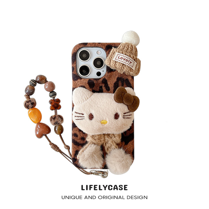 iPhone Lanyard Series | Hello Kitty Plush Phone Case