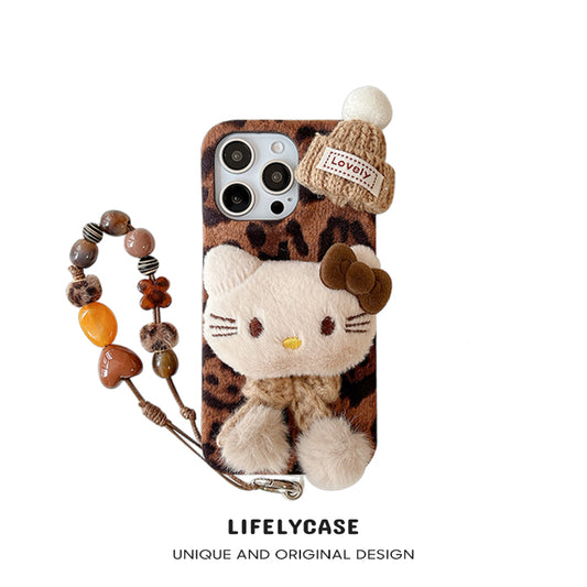 iPhone Lanyard Series | Hello Kitty Plush Phone Case