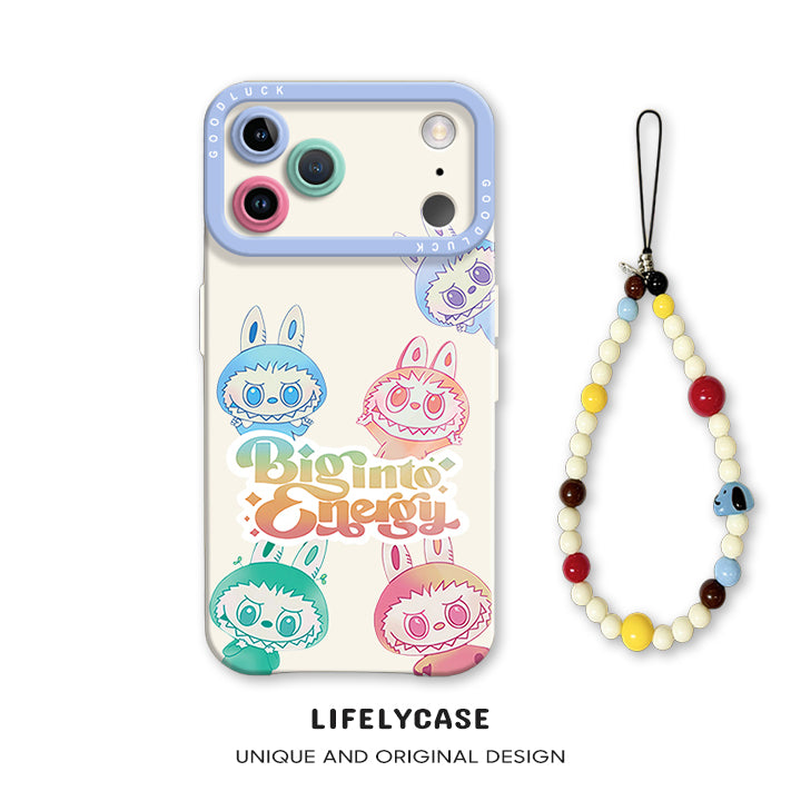 iPhone beads series | Cute Cartoon Liquid Silicone Phone Case