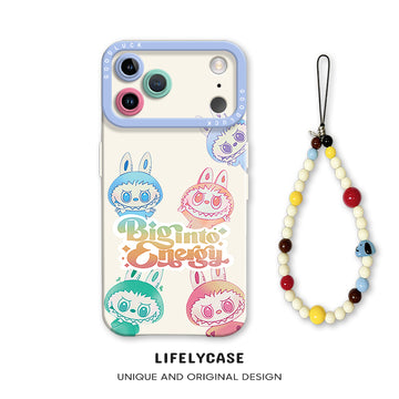 iPhone beads series | Cute Cartoon Liquid Silicone Phone Case