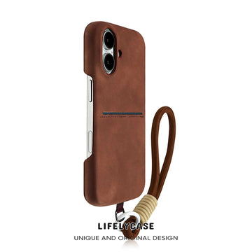 iPhone Lanyard Series | Leather Phone Case with Card Holder