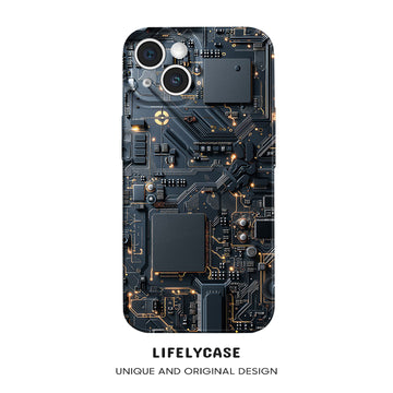 iPhone Series |"Cool Mechanical Style" All-Inclusive Painted Phone Case