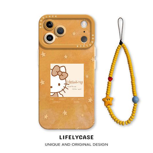 iPhone beads series | Hello Kitty Liquid Silicone Phone Case