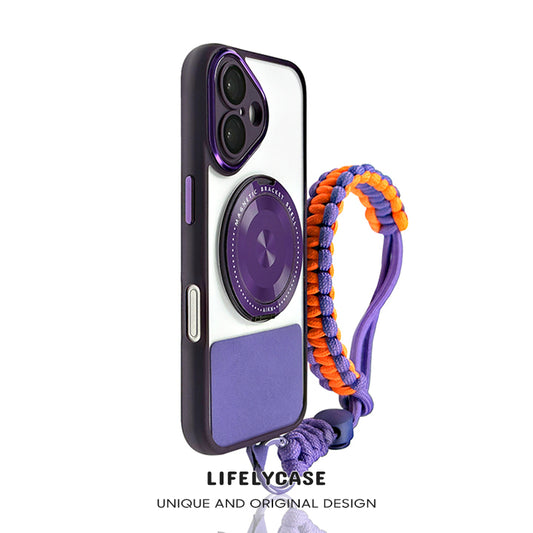 iPhone Lanyard Series | MagSafe Bracket Frosted Phone Case