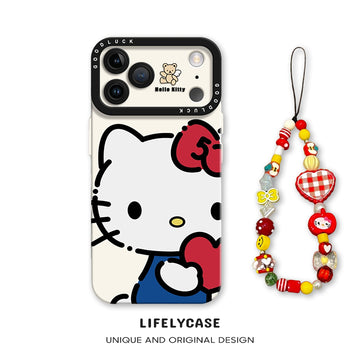 iPhone beads series | Hello Kitty Liquid Silicone Phone Case