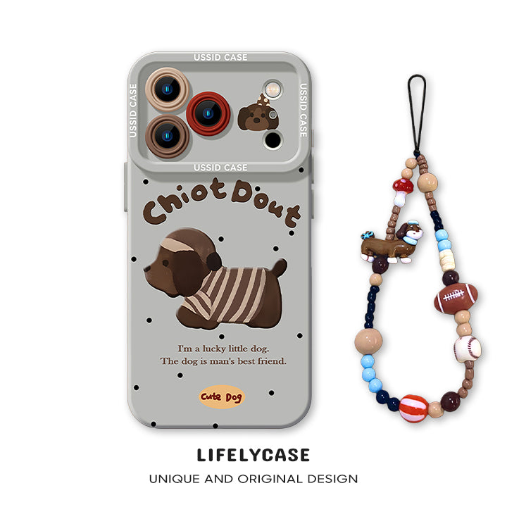 iPhone beads series | Dachshund Design Liquid Silicone Phone Case