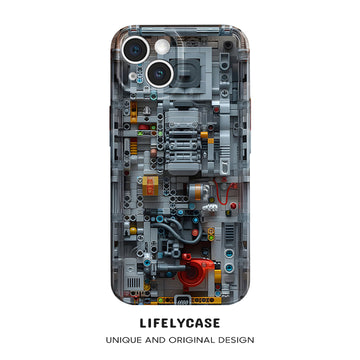 iPhone Series |"Mechanical Wind" All-Inclusive Painted Phone Case