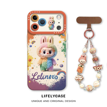 iPhone beads series | Labubu Cartoon Liquid Silicone Phone Case