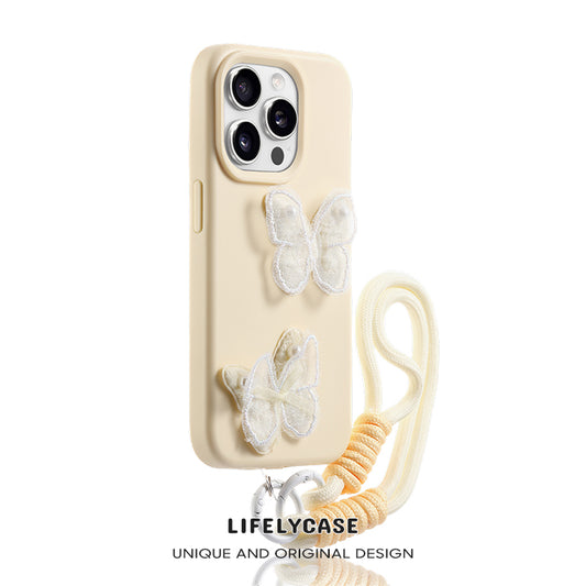 iPhone Lanyard Series | Liquid Silicone Cartoon Phone Case