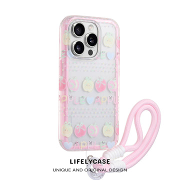 iPhone Lanyard Series | Cartoon Color Phone Case