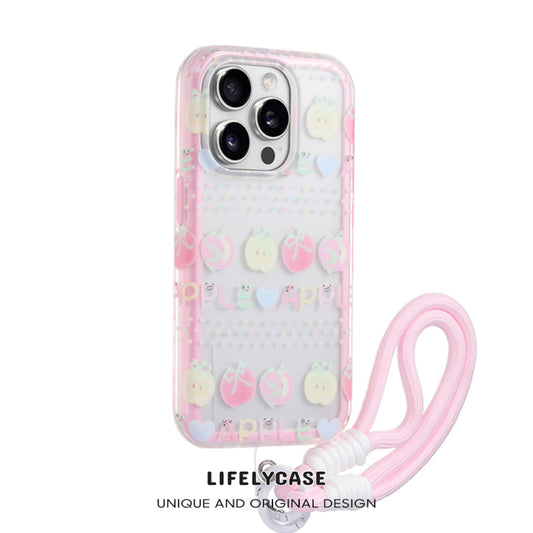 iPhone Lanyard Series | Cartoon Color Phone Case