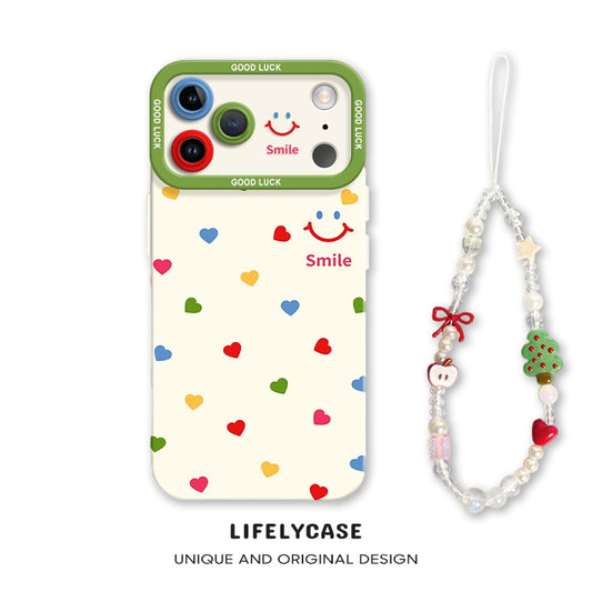 iPhone beads series | Cute Cartoon Liquid Silicone Phone Case