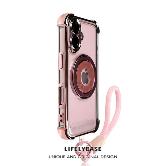 iPhone Lanyard Series | Four-Corner Airbag Anti-Fall Magsafe Phone Case