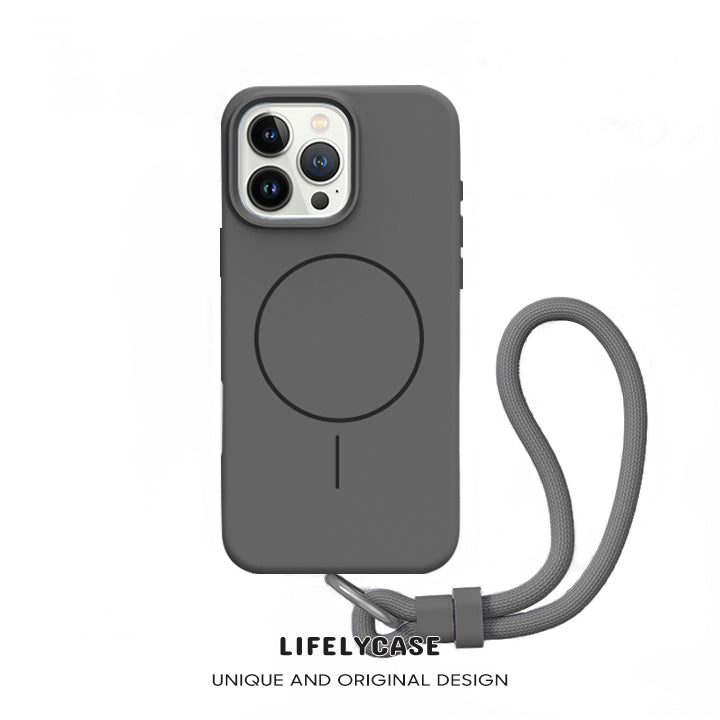 iPhone Lanyard Series | Liquid Silicone Phone Case Supports MagSafe