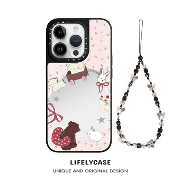 iPhone beads series | Mirror Design Cartoon Phone Case