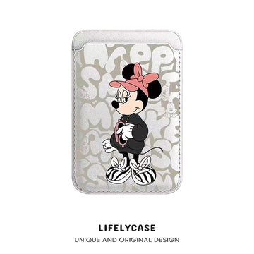 iPhone Series | Disney Cartoon Leather Wallet with MagSafe
