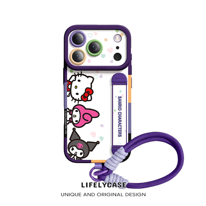 iPhone Wristband Series | Sanrio Co-Branded Liquid Silicone Phone Case