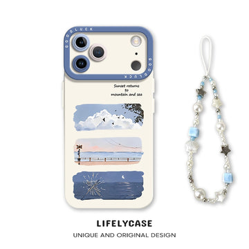 iPhone beads series | Cute Liquid Silicone Phone Case
