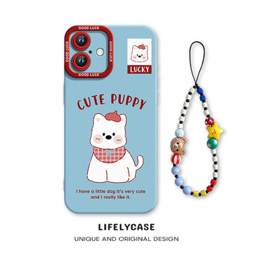 iPhone beads series | Cute West Highland Terrier Liquid Silicone Phone Case